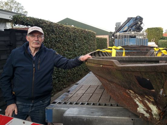 Oude bok van Hollandscheveld naar Hoogeveen om te vertellen over scheepvaarthistorie