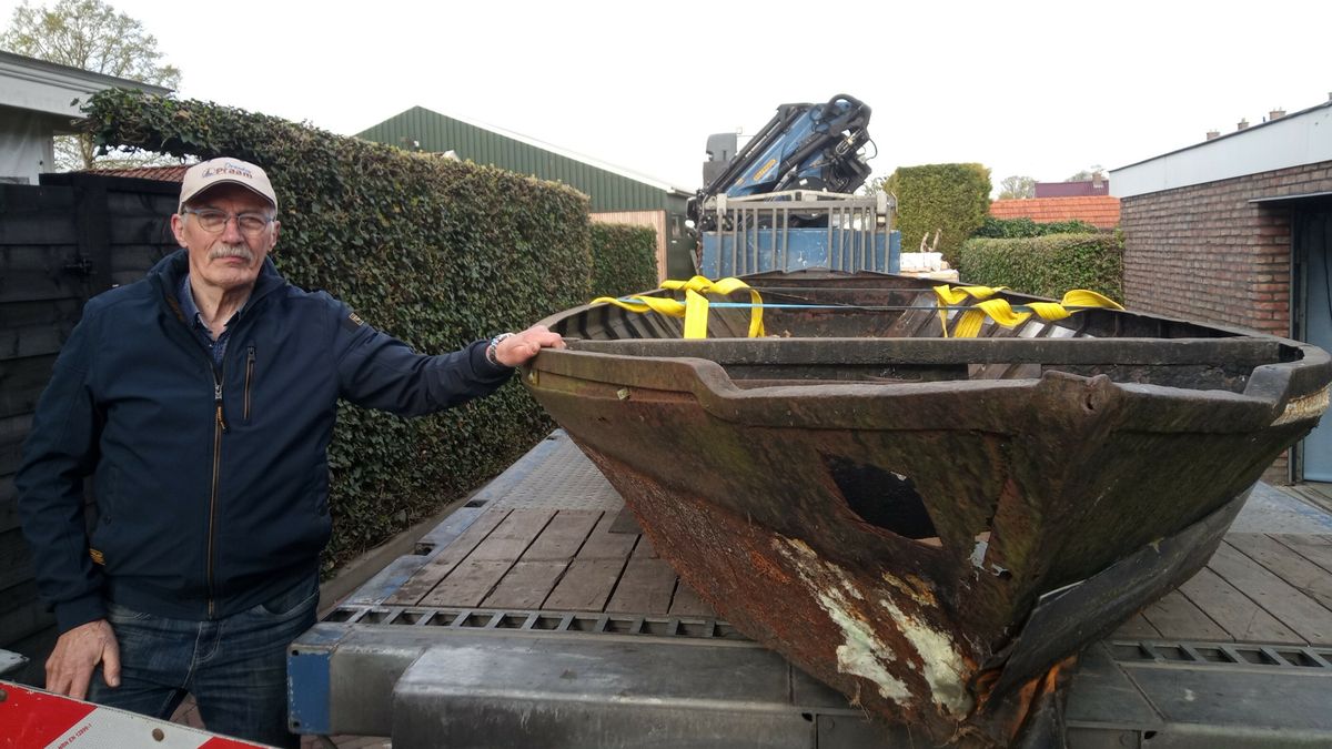 Oude bok van Hollandscheveld naar Hoogeveen om te vertellen over scheepvaarthistorie