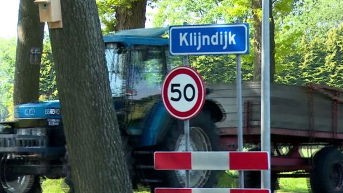 Bewoners Klijndijk willen langzamer verkeer (Rechten: RTV Drenthe/Marjolein Knol)