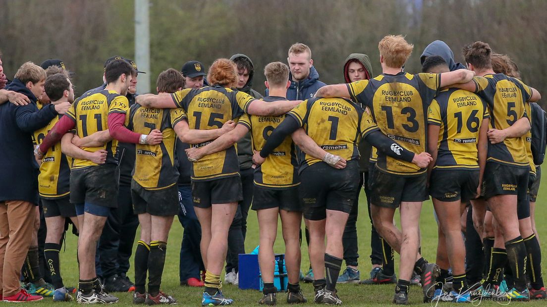 De rugbyers van Eemland