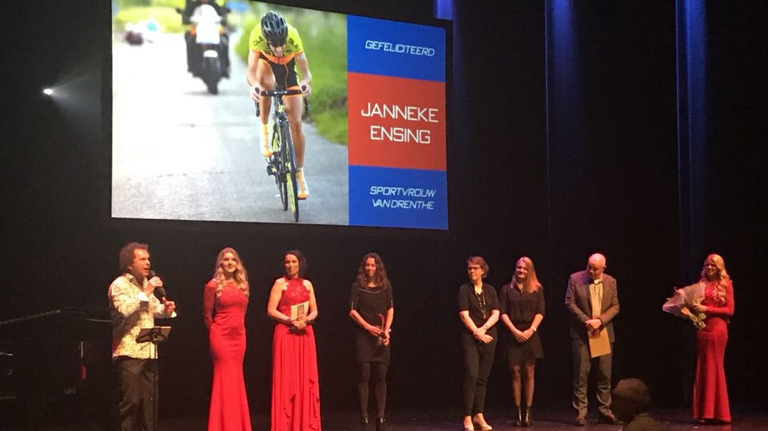 Janneke Ensing is verkozen tot sportvrouw van het jaar (Rechten: RTV Drenthe/Karin Mulder)