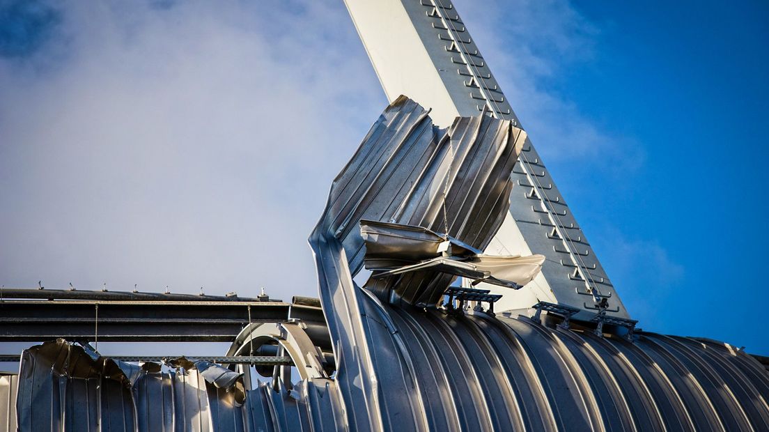 De schade aan het stadion van ADO is aanzienlijk