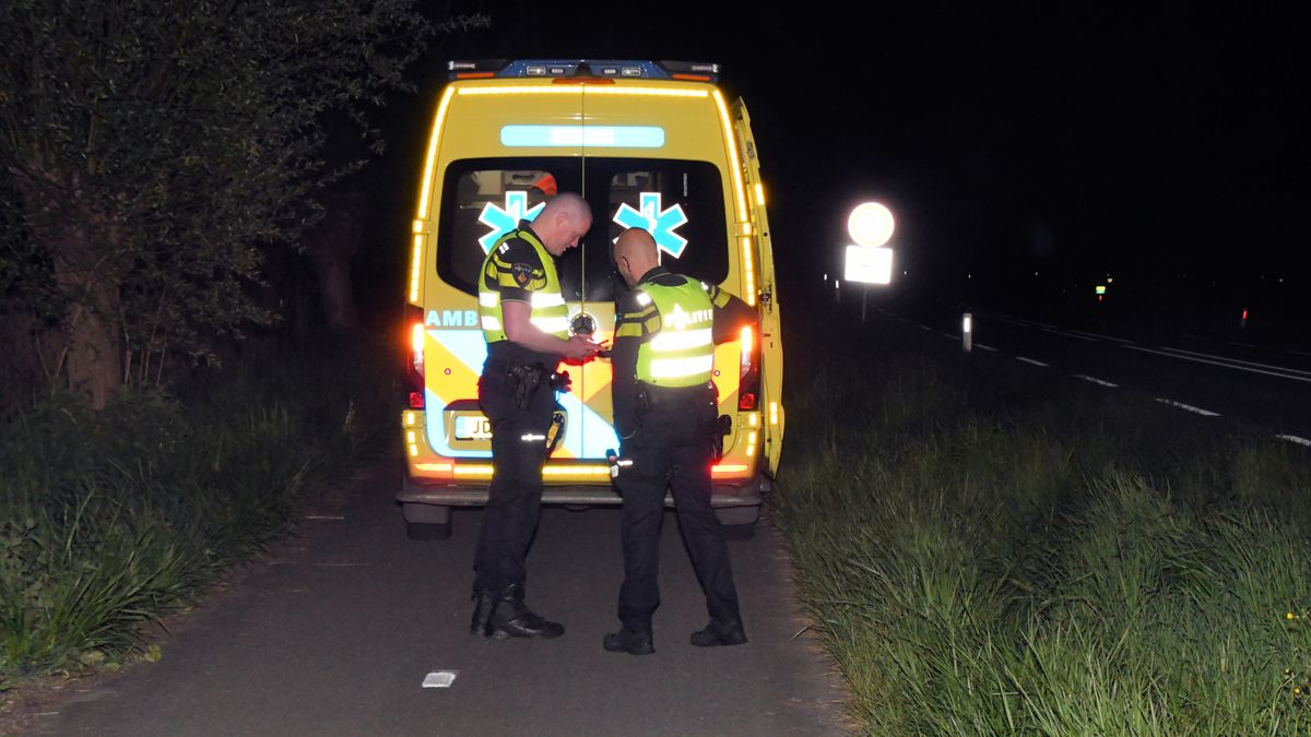 Motorrijder botst tegen hertje bij Biggekerke