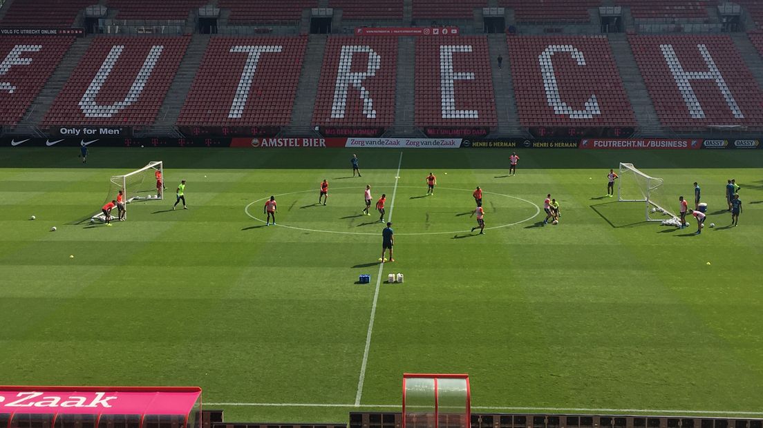 De laatste training van FC Utrecht