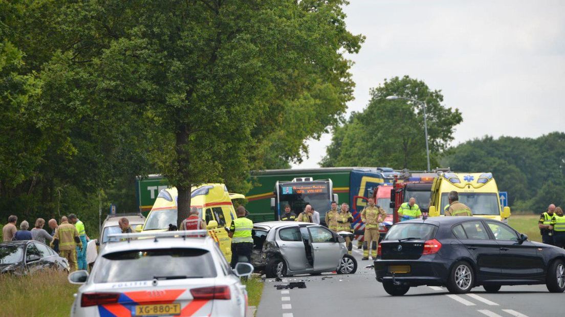 N372 is afgesloten na ongeluk (Rechten: Van Oost media)