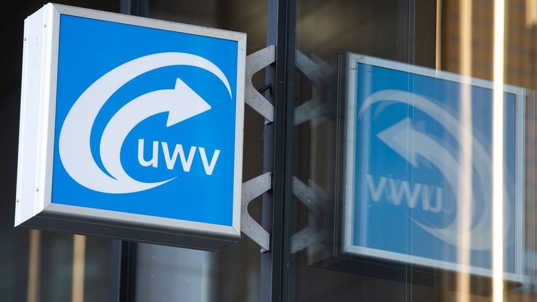 Uitkeringsinstantie UWV houdt het aantal werklozen bij.
