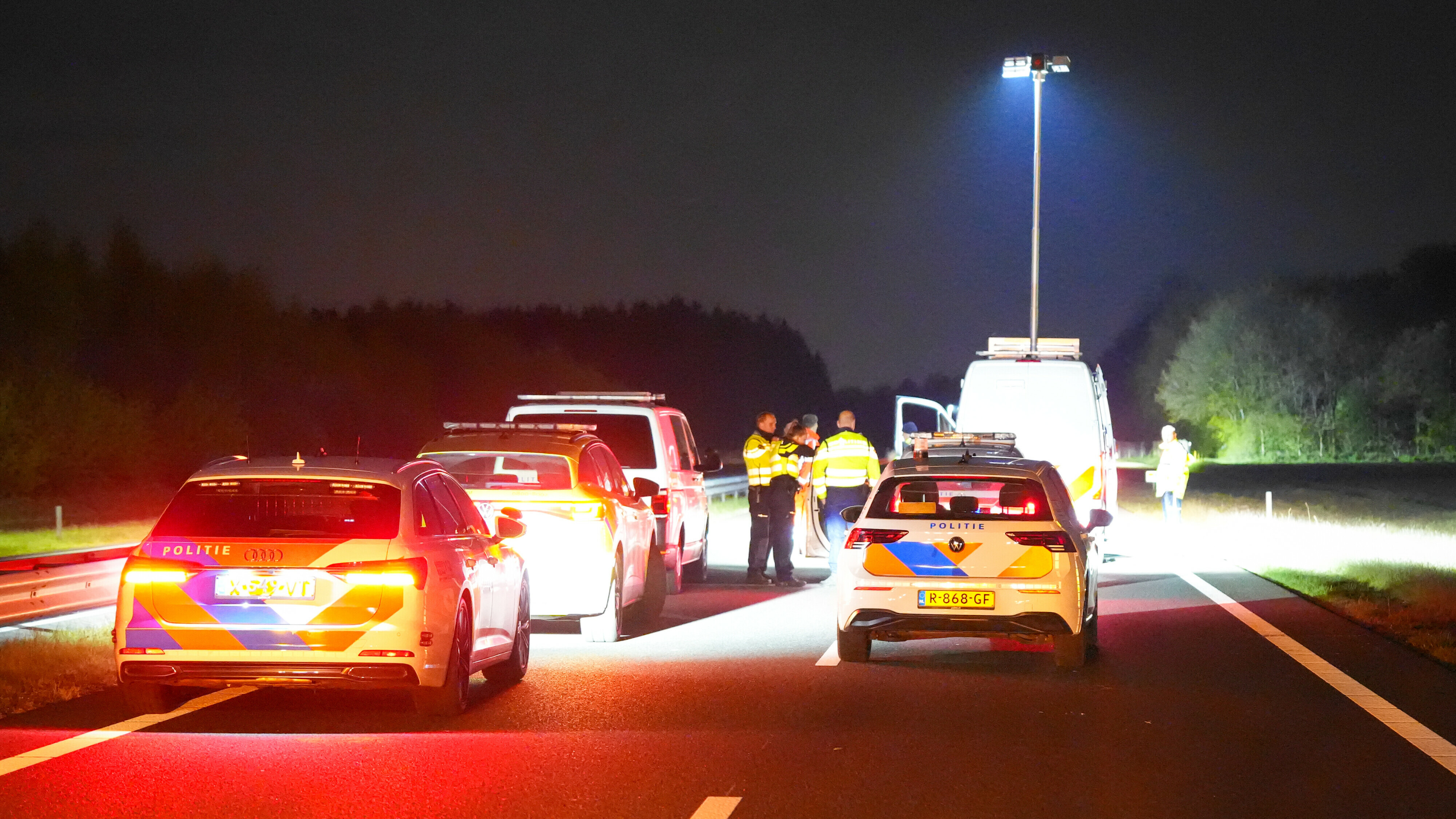 Motorrijder komt om het leven bij aanrijding met ree op N33.