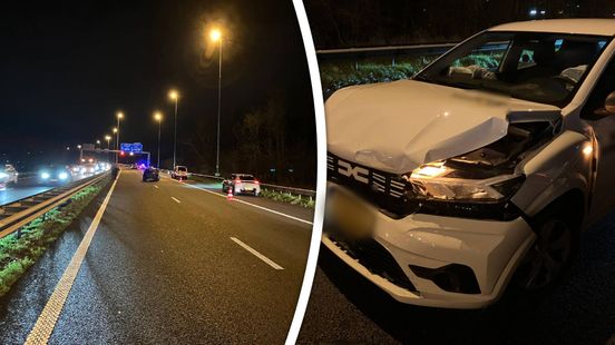 Chaos op de snelweg door ongelukken; vertraging dik 1,5 uur. Chaos op de snelweg door ongelukken; vertraging dik 1,5 uur.