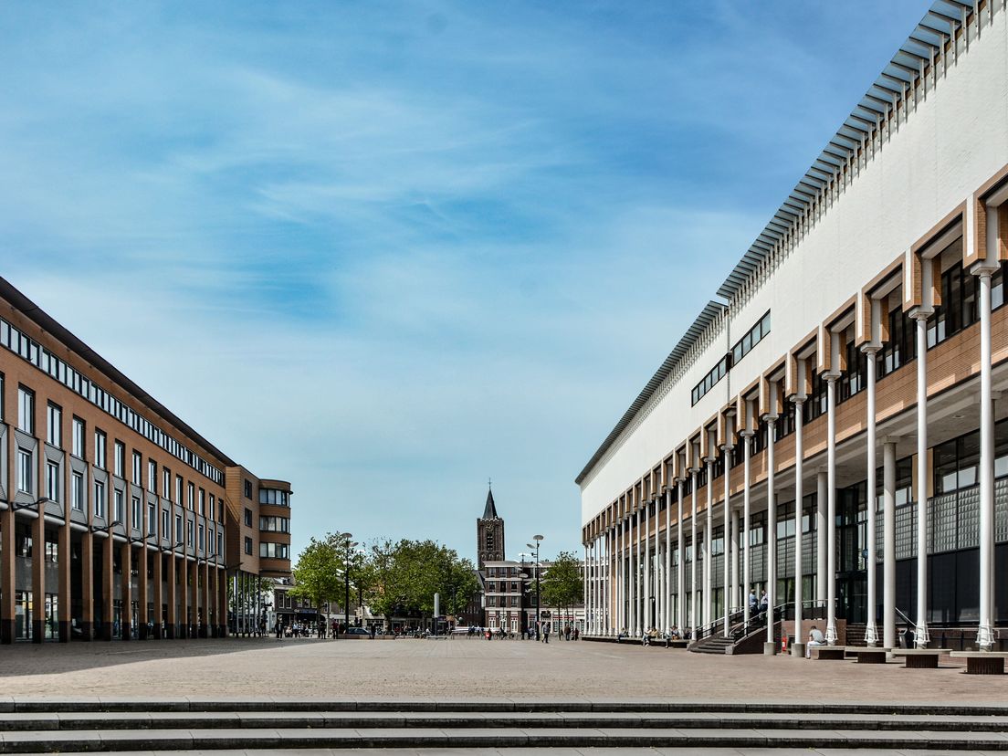 Het gemeentehuis in Schiedam.