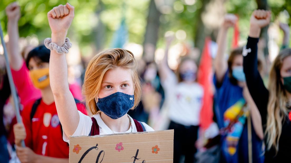 Jongeren voeren actie tegen klimaatverandering