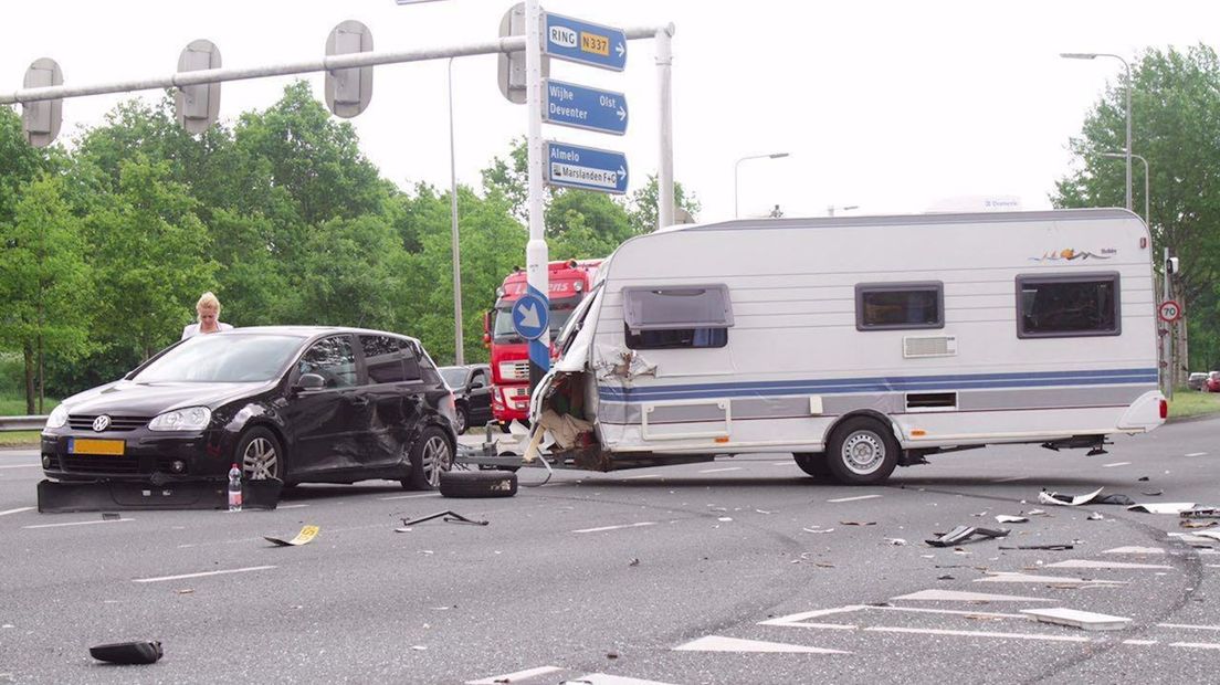 De IJsselallee werd tijdelijk afgesloten