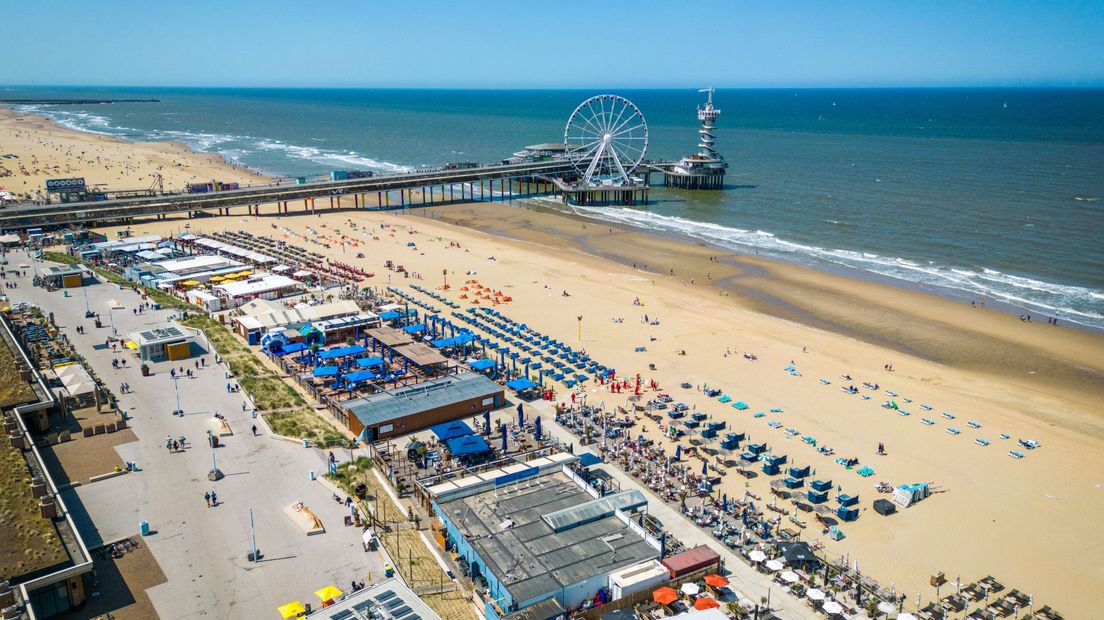 Het strand van Scheveningen