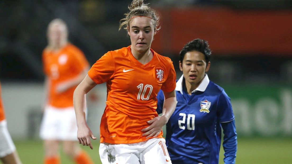 Roord debuteerde tegen Thailand