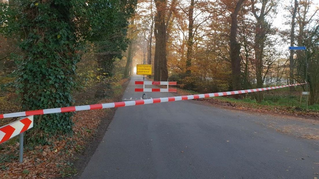 Belderhoekweg afgesloten