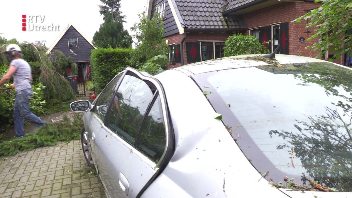 Jiri Glaap doet verslag vanuit Leersum, de dag na het noodweer