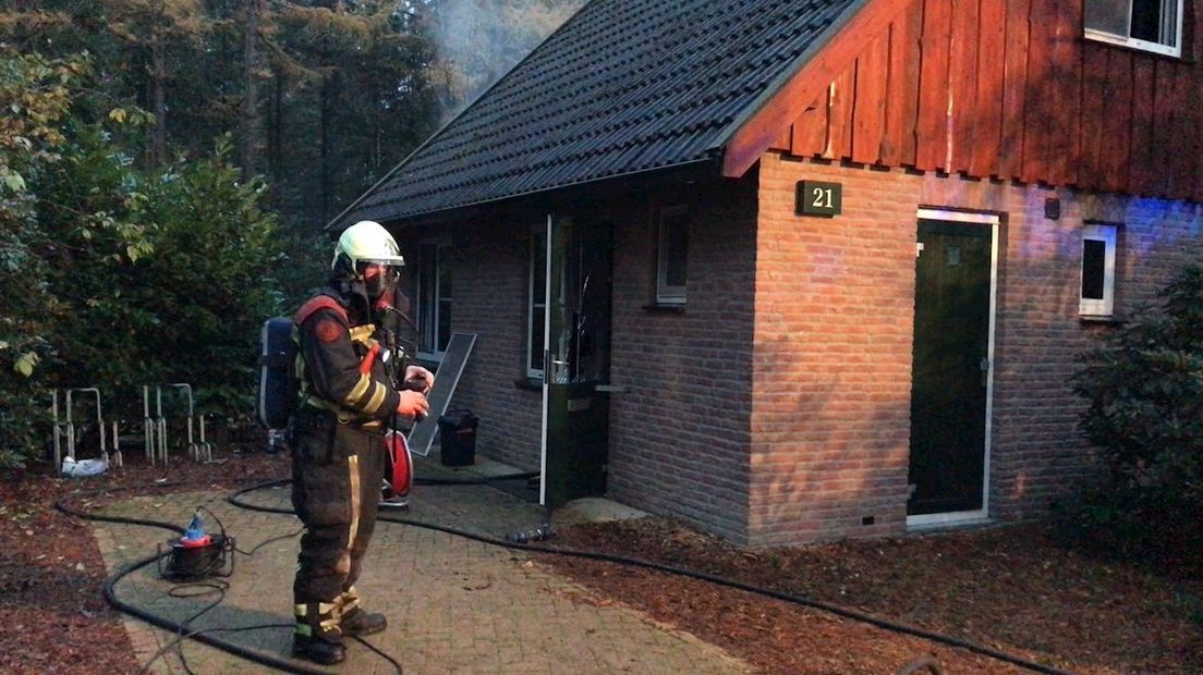 De brand was in een vakantiebungalow in Deurningen