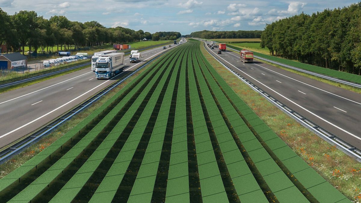 Zeventig kilometer vangrails, maar wanneer komen zonnepanelen langs A37?