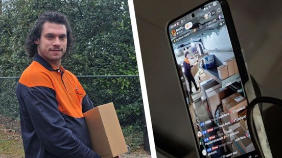 Pakketbezorger Brandon (30) brengt TikTokkend pakketjes rond