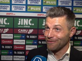 Excelsior-trainer Ruben den Uil na handhaving in de eredivisie: 'Een geweldige teamprestatie'