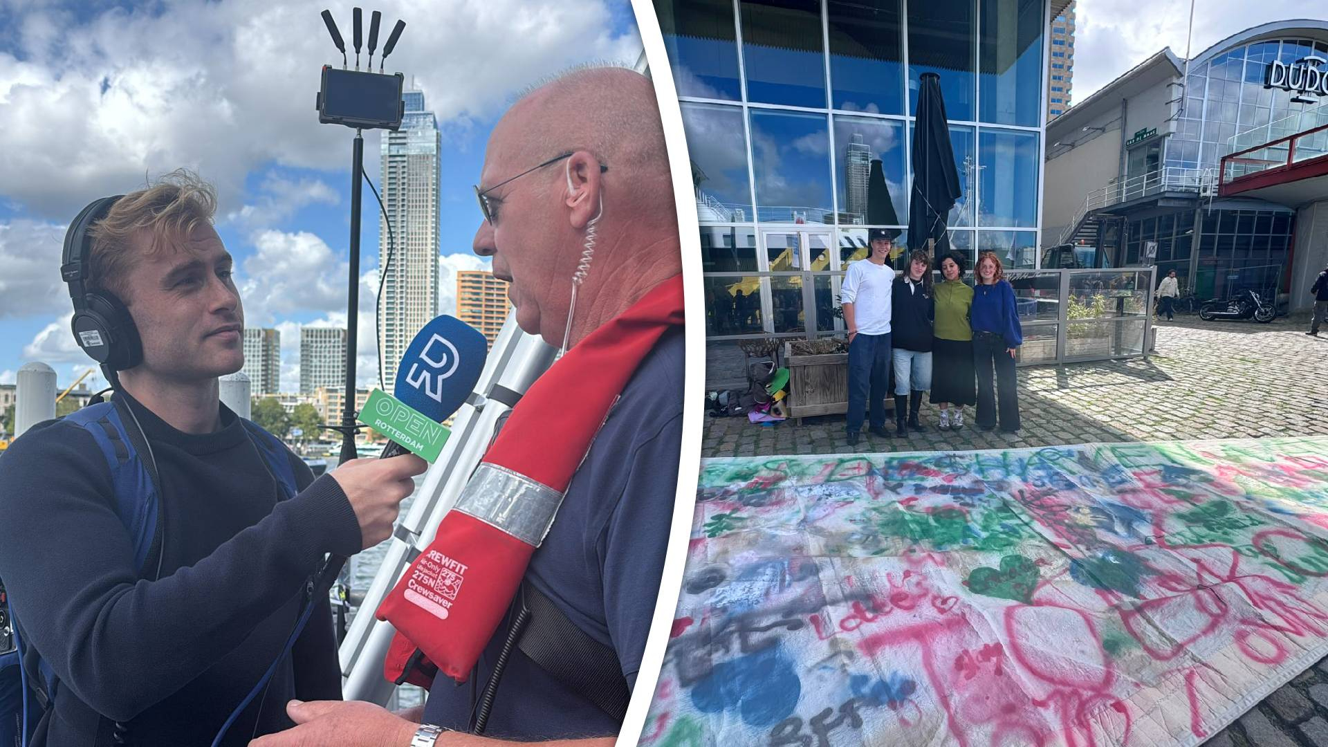 Jeroen in gesprek met Jaap | Demonstranten tijdens de Wereldhavendagen