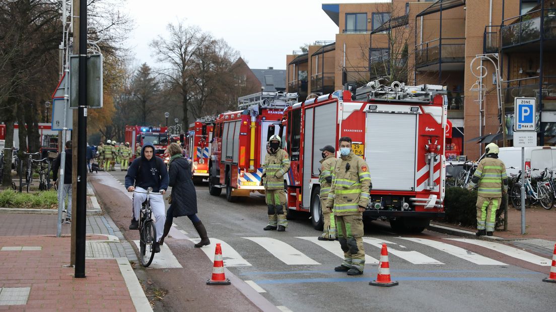 Hulpdiensten rukten massaal uit.