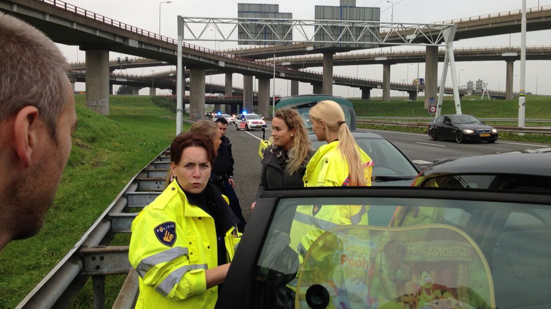 Bevalling op A12 bij Nootdorp