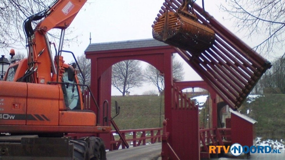 Trucker richt ravage aan in Bourtange