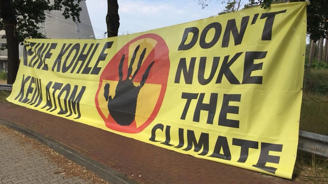 Protest bij kerncentrale
