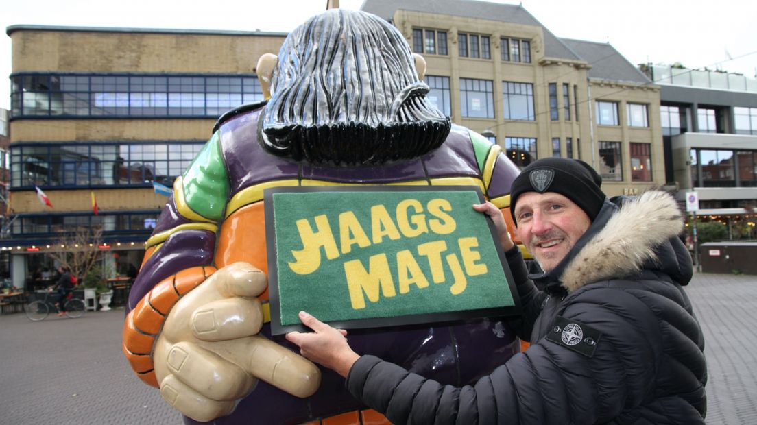 Roy met zijn Haagse Matje