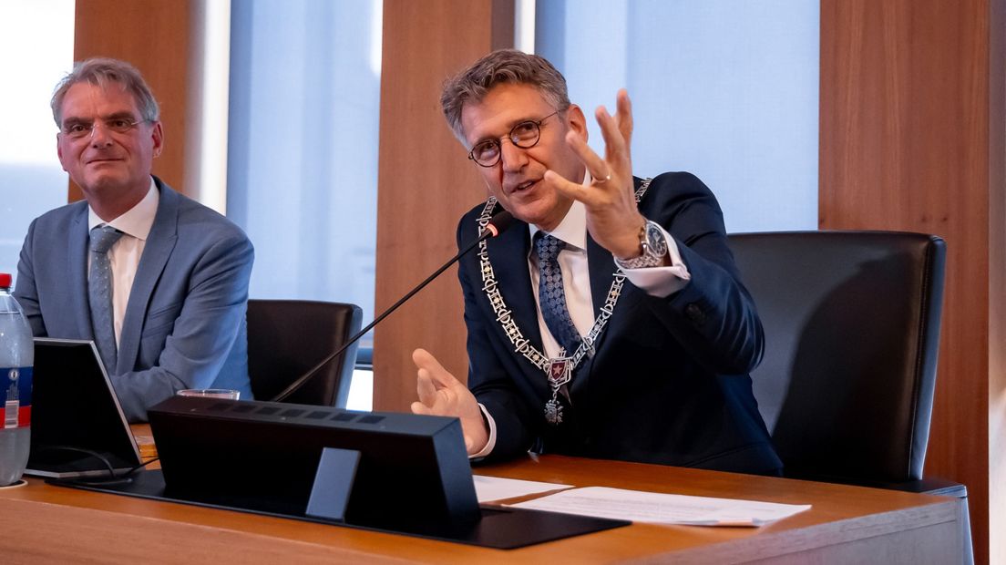 Burgemeester Wim Hillenaar van Maastricht.