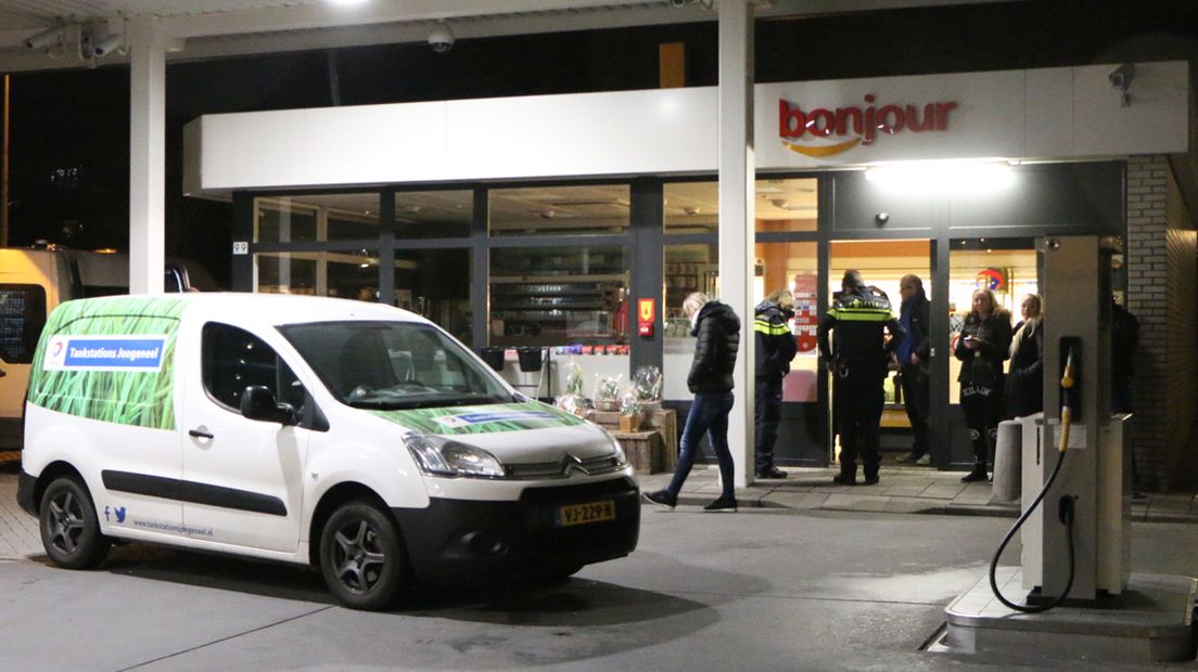 Overval op tankstation in Leiden