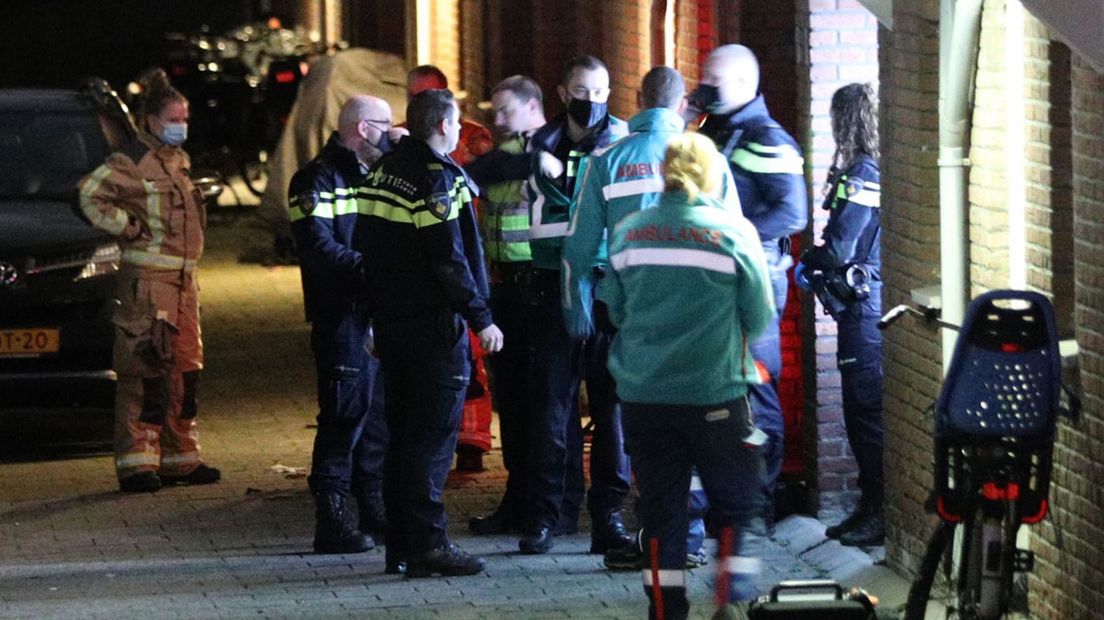 Hulpdiensten bij Louis Couperusstraat in Voorburg