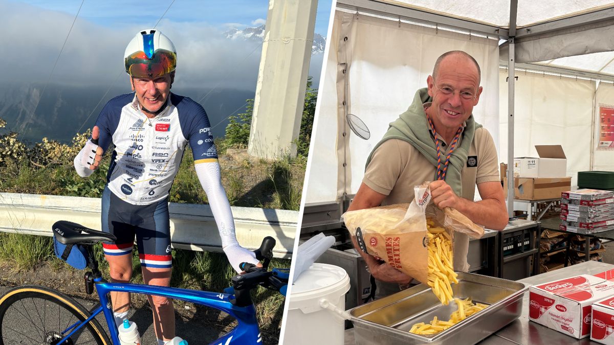 Rogier bakt 2000 kilo 'patat met zalf' voor deelnemers Alpe d'HuZes
