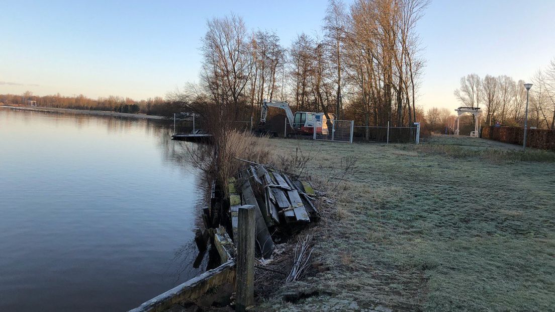 De beoogde locatie aan het Schildmeer