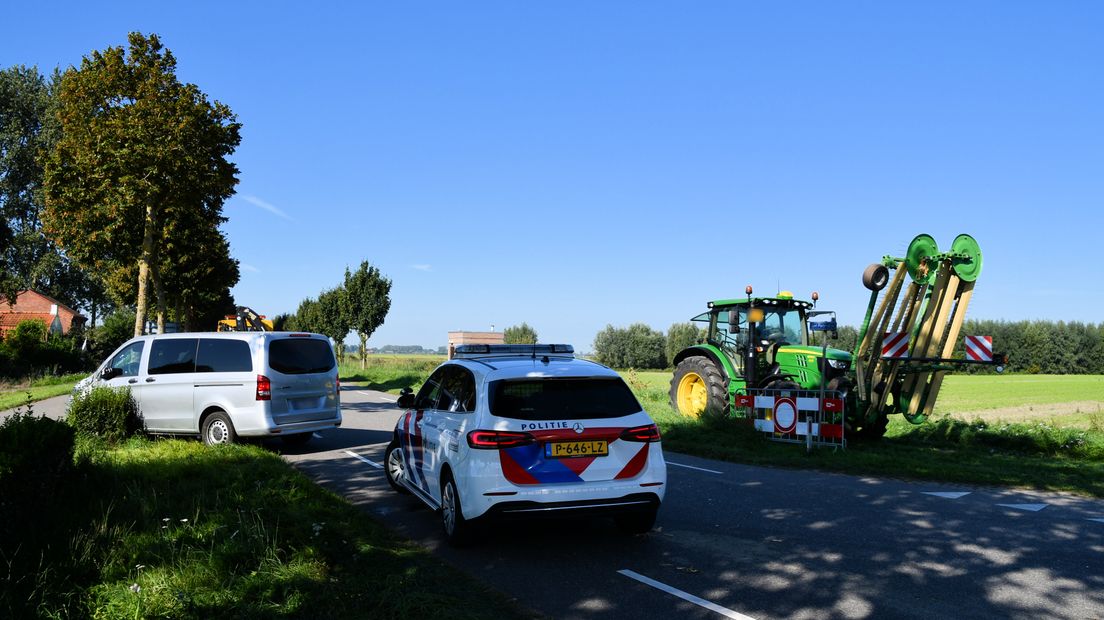 Het ongeval gebeurde omstreeks 10.30 uur op de kruising met de Kleine Boomdijk.
