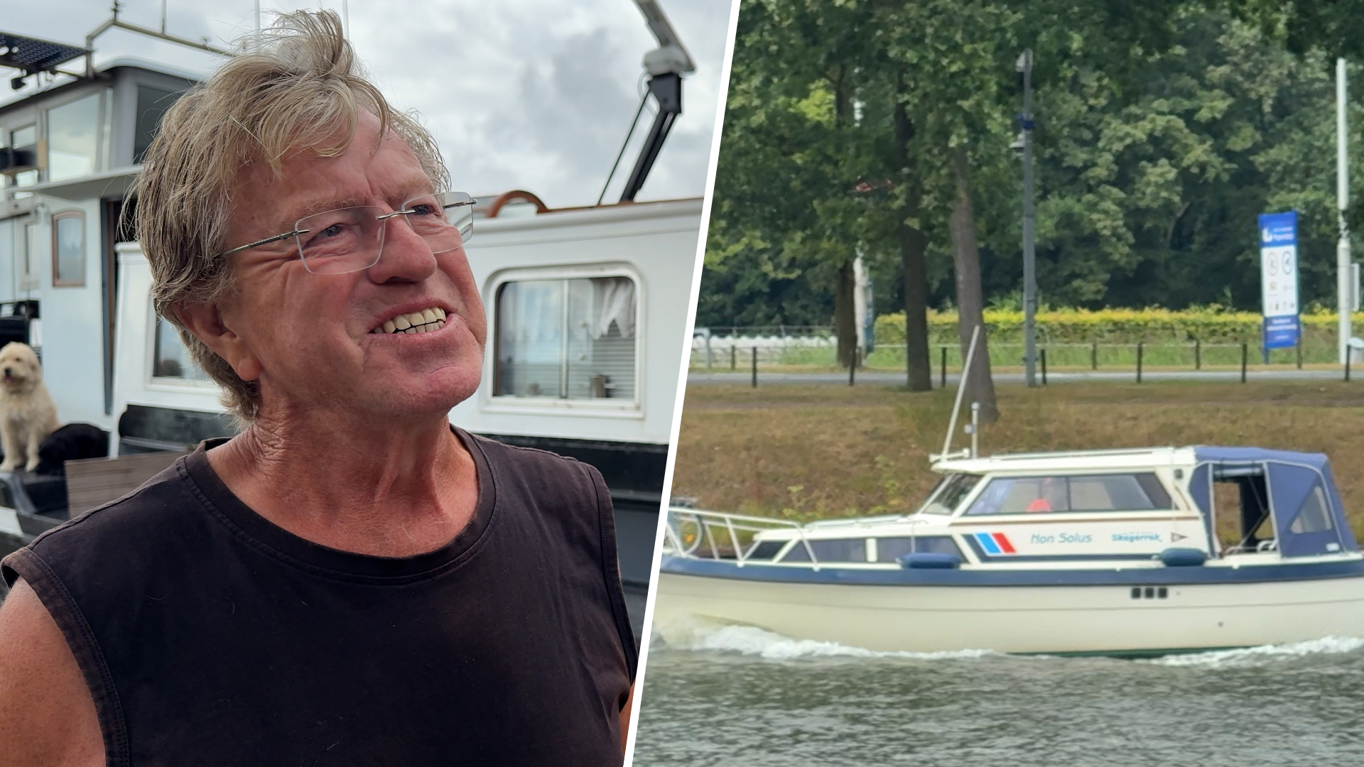 Rijkswaterstaat waarschuwt plezierjachten die nu over het Amsterdam-Rijnkanaal moeten: 'Kan best spa