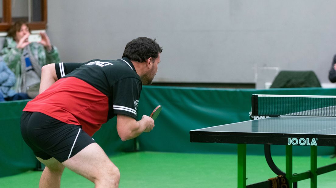 Tafeltennis Jeroen de Heide TTV Arnemuiden