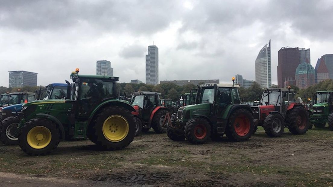 Vorige week trokken honderden boeren naar het Malieveld in Den Haag