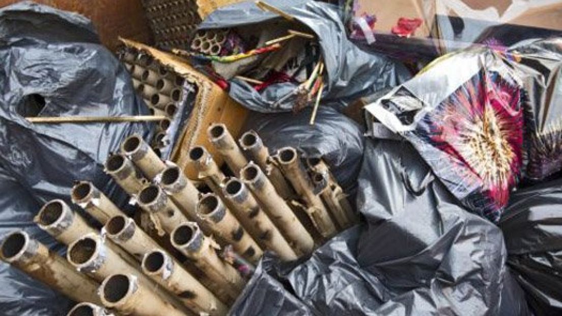 Culemborg: 650 zakken met vuurwerkafval ingeleverd