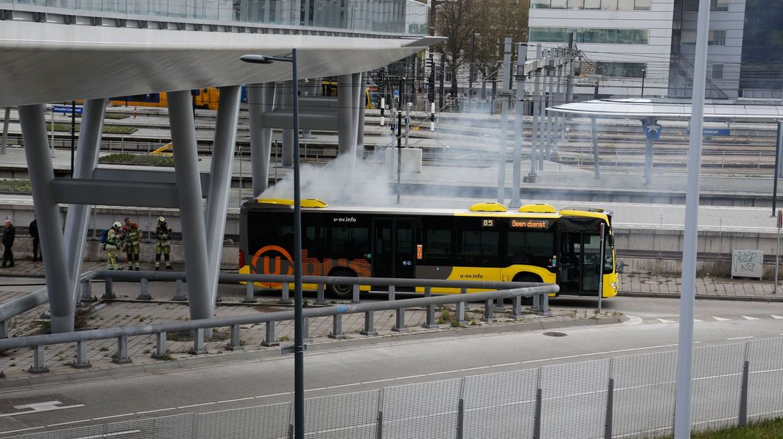 Brand stadsbus Utrecht