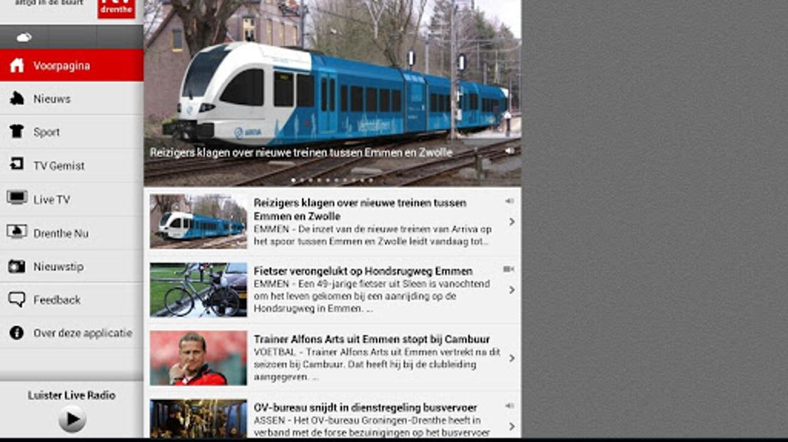 RTV Drenthe app voor Android