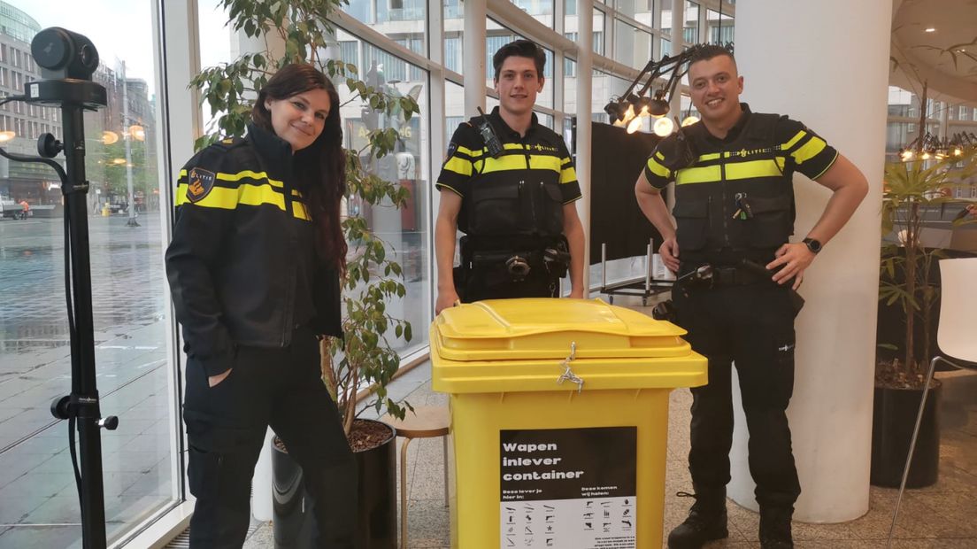 Politie container