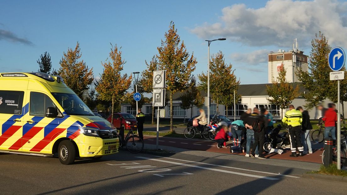 Ongeluk scooter Assen