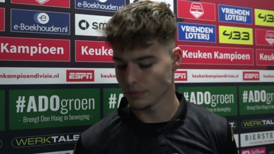 Stan van Manen na basisdebuut: 'Gewoon schijt hebben'