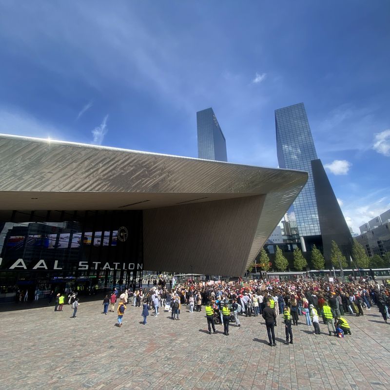 Deze studenten waren bij het pro-Palestina protest: 'Ik ben anti-Israël