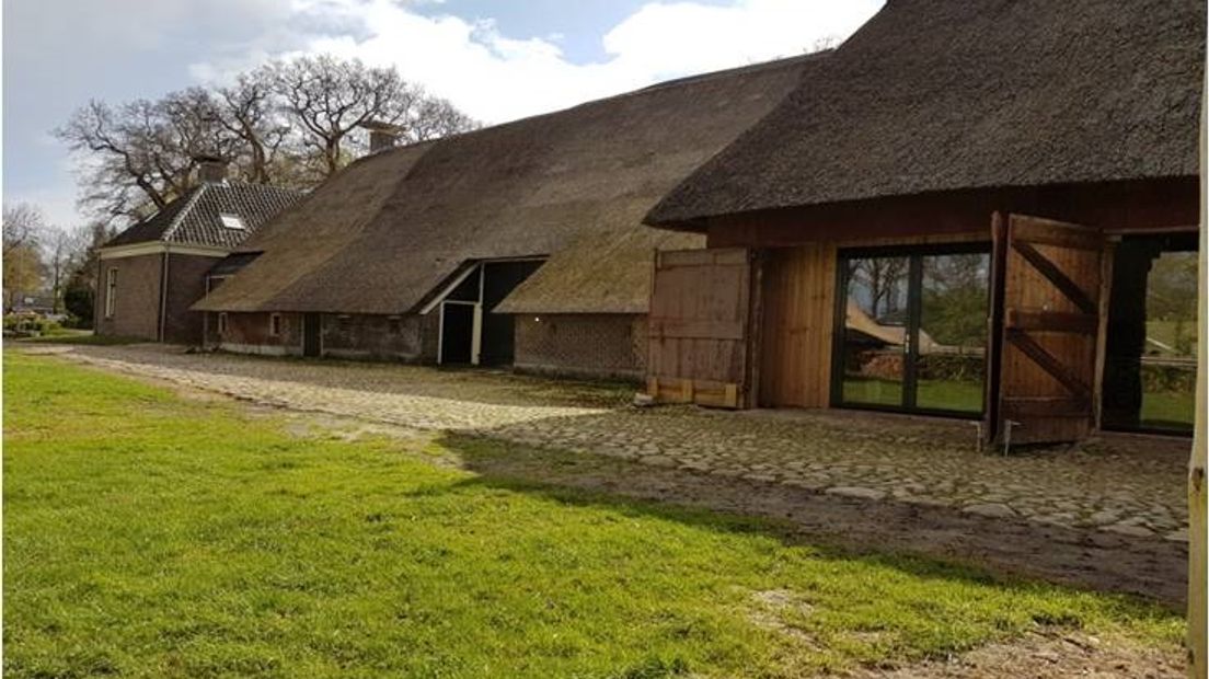 De monumentale boerderij  Brinkstraat 1 in Norg (Rechten: Historische vereniging NOrg)