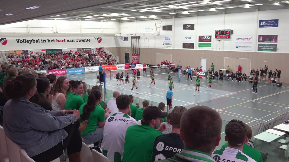 De volleybalsters van Apollo 8 uit Borne hebben de finale om de landstitel bereikt. In een zinderend