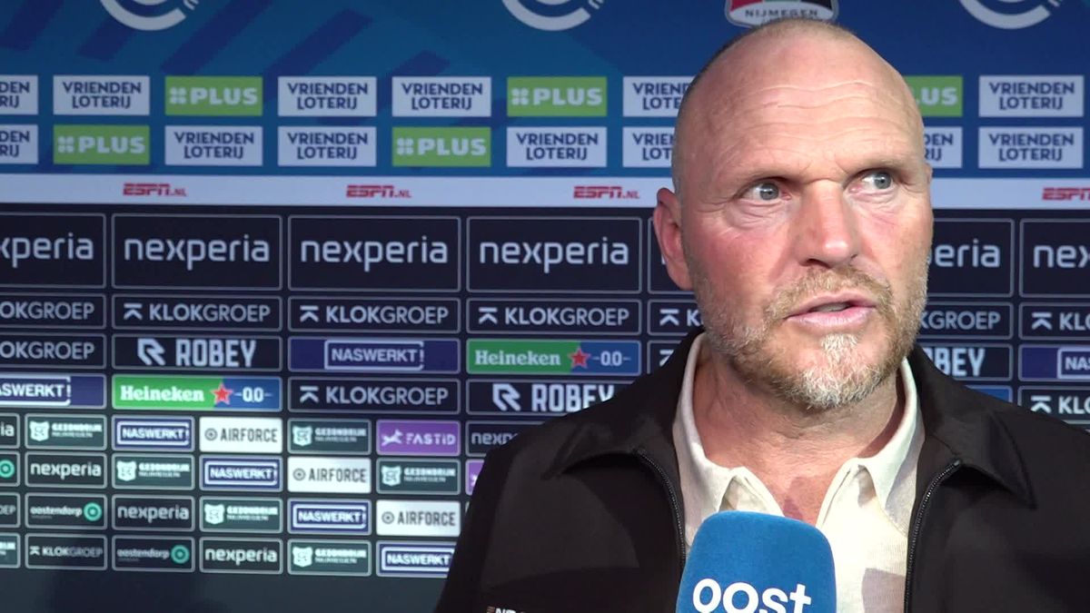 Go Ahead-coach Oosting pislink na gelijkspel in Nijmegen: 