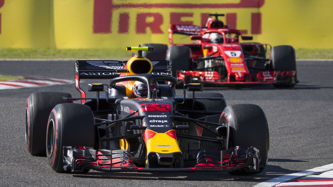 De Nederlandse F1-troef Max Verstappen in actie