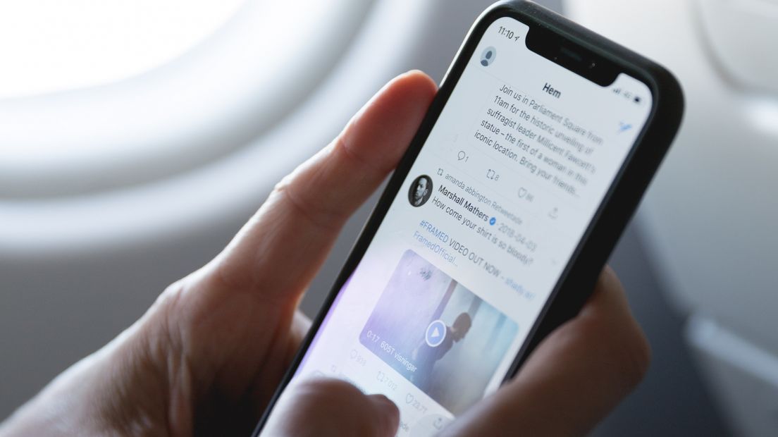 twitter telefoon